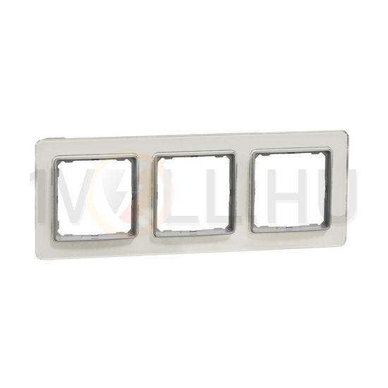 SednaElements keret opál 3-es vízszintes és függőleges műanyag Schneider - SDD360803