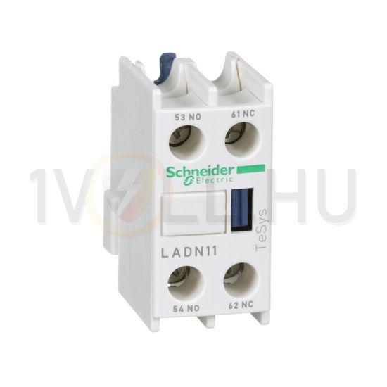 Segédérintkező blokk D-hez előlapra rádugható 1-z 1-ny 10A/AC15/230V TeSys LAD-N Schneider - LADN11