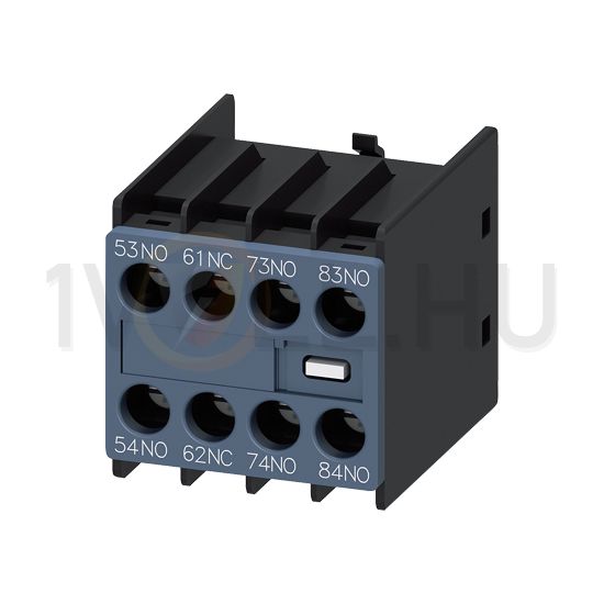 Segédérintkező blokk homlokoldali 3RH2--höz 3z 1ny 6A/AC15/230V csavaros SIRIUS SIEMENS - 3RH2911-1GA31