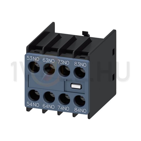 Segédérintkező blokk homlokoldali 3RH2--höz 4z 6A/AC15/230V csavaros SIRIUS SIEMENS - 3RH2911-1GA40