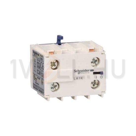 Segédérintkező blokk K-hoz előlapra rádugható 2-ny 10A/AC15/230V csavaros TeSys LA1-K Schneider - LA1KN02