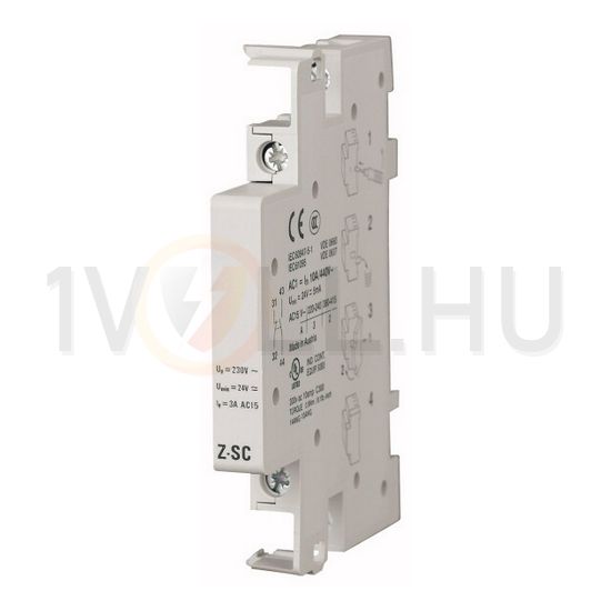 Segédérintkező Z-SCH-kontaktorhoz 1-z 1-ny 3A 230V AC 0.5modul Z-SC EATON - 248862