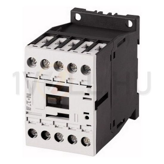 Segédkontaktor (s.kapcsoló) 4A/400V 2-z 2-ny 230VAC kalapsín/csavaros DILA-22(230V50/60HZ) EATON - 276407