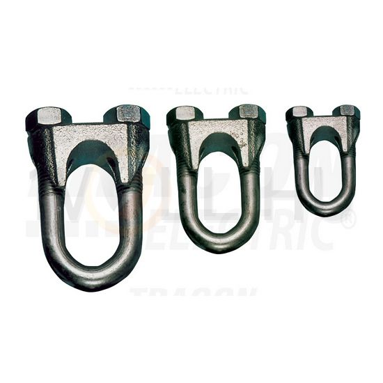 Sodronyszorító bilincs U-profil 8-9mm TRACON - U09