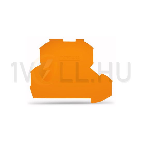 Sorkapocs vég-/elválasztólap narancs 0.8mm-va WAGO - 2002-2292