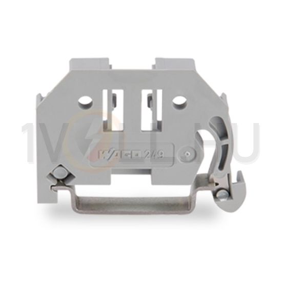 Sorkapocs végbak TS35 csavarmentes műanyag szürke WAGO - 249-116