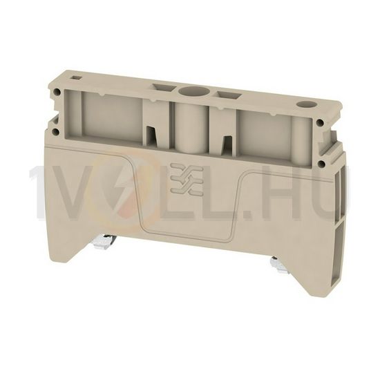 Sorkapocs végbak TS35 csavaros műanyag bézs AEB 35 SC/1 Weidmüller - 1991920000