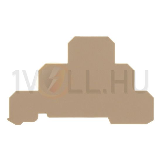 Sorkapocs véglap IKD2,5 sorkapocshoz bézs 1.5mm-va AP 2,5/ID BG CONTA-CLIP - 2699.2