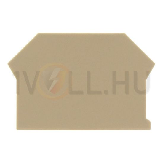 Sorkapocs véglap SRK2,5/2A-SRK10/2A,RK2,5-4,RK6-10,TSK,FF,SF bézs AP 2,5-10 BG CONTA-CLIP - 2001.2