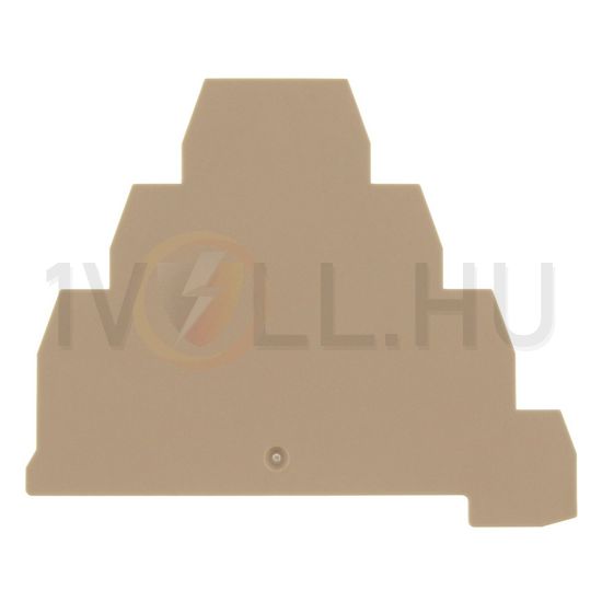 Sorkapocs véglap VMAK2,5 sorkapocshoz bézs 1.5mm-va AP VMAK 2,5 BG CONTA-CLIP - 2862.2