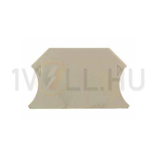 Sorkapocs véglap bézs 1.5mm-va WAP 2.5-10 Weidmüller - 1050000000