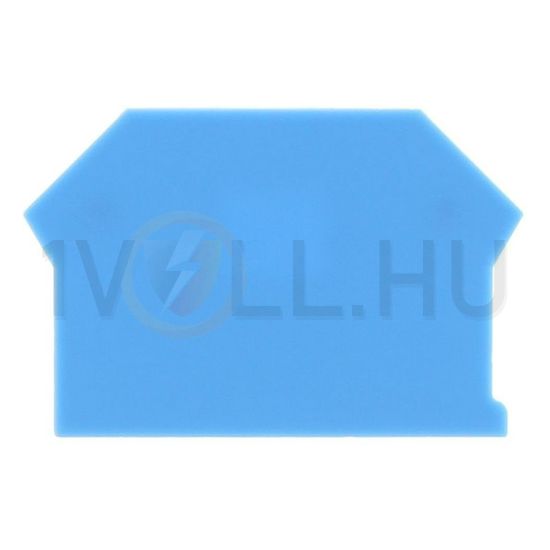 Sorkapocs véglap SRK2,5/2A-SRK10/2A,RK2,5-4,RK6-10,TSK,FF,SF kék 1.5mm-va AP 2,5-10 BU CONTA-CLIP - 2001.5