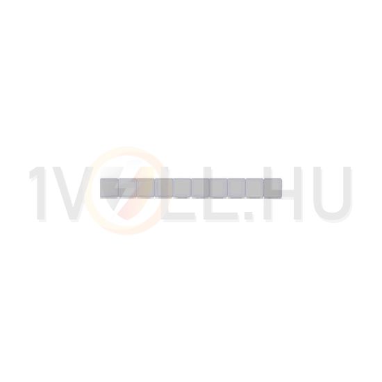 Sorkapocsjelölő csík üres vízszintes és függőleges fehér 5mm-modultáv SB 5/10 WH CONTA-CLIP - 2430.0