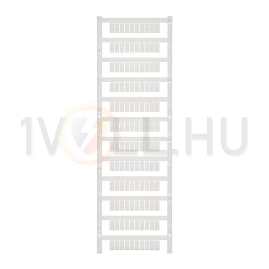 Sorkapocsjelölő lap feliratozható 10x5mm fehér 5mm-modultáv MF 10/5 MC NE WS Weidmüller - 1677160000