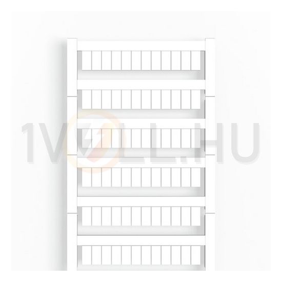 Sorkapocsjelölő lap feliratozható 10x5mm fehér 5mm-modultáv WS 10/5 MC NE WS Weidmüller - 1635000000