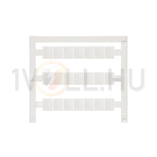 Sorkapocsjelölő lap feliratozható 10x8mm fehér 8mm-modultáv WS 10/8 PLUS MC NE WS Weidmüller - 1905950000