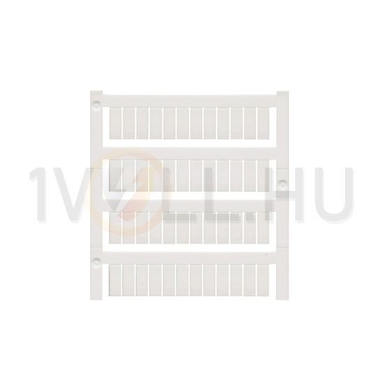 Sorkapocsjelölő lap feliratozható 12x5mm fehér 5mm-modultáv WS 12/5 MC NE WS Weidmüller - 1609860000