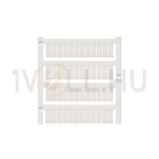 Sorkapocsjelölő lap feliratozható 12x6mm fehér 6mm-modultáv WS 12/6 MC NE WS Weidmüller - 1609900000