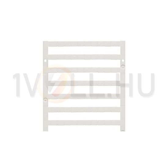 Sorkapocsjelölő lap feliratozható 6x5mm fehér 6mm-modultáv DEK 5/6 PLUS MC NE WS Weidmüller - 1011320000