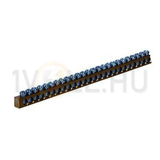 Sorkapocssín 63A 9x6,5x1000mm M5 1P csavaros 153csatl./16mm2 NL-SL MKS1/63 Pollmann - 2020537