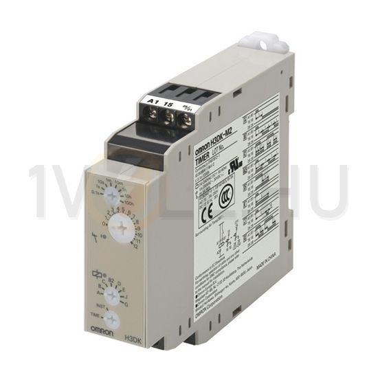 Sorolható időrelé 8-funkciós 0,1s-100h 2-v 24-240V50Hz 24-240VDC H3DK-M2 AC/DC24-240 OMRON - 668641