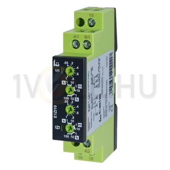 Sorolható időrelé ütemadó 1s-100h 1-v 12-240V50Hz 12-240VDC Enya E1ZI10 Tele-Haase - 110101