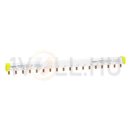 Sorolósín komplett csapos 3F 3P 100A 18M 16mm2/ 324mm szigetelt 18mm-osztás Acti9 Schneider - A9XPH318