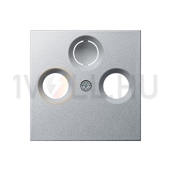 ST55 fedlap TV-R-SAT központi fedlap alumínium IP20 műanyag csavar GIRA - 086926