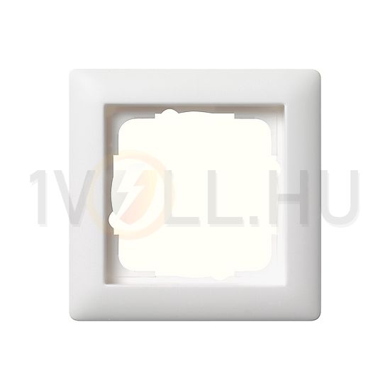 ST55 keret 1-es vízszintes és függőleges műanyag fehér matt GIRA - 021104