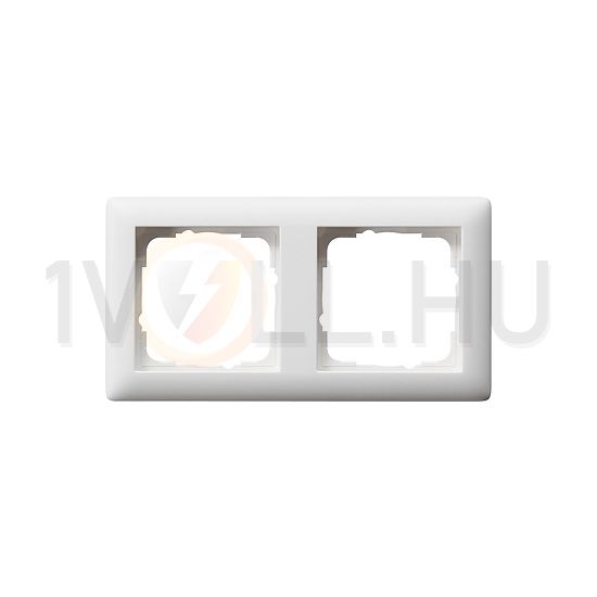 ST55 keret 2-es vízszintes és függőleges műanyag fehér matt GIRA - 021204