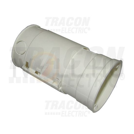 Süllyesztett szerelvénydoboz állítható hőszigetelésbe 1-es kerek 70mm-átmérő szürke TRACON - UD70