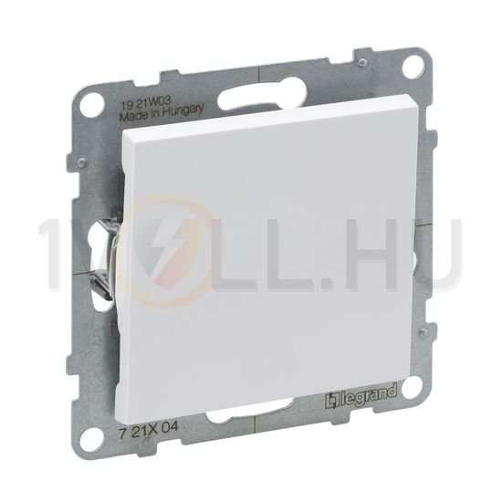 Suno 101 1P kapcsoló 101 1P kapcsoló betét közp. fedéllel fehér süllyesztett rugós IP20 LEGRAND - 721104