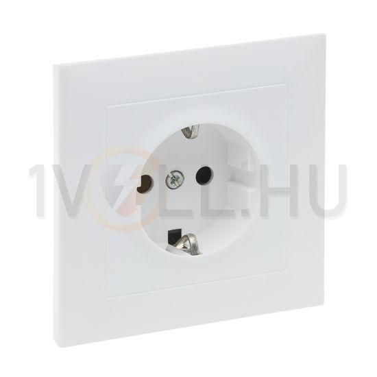 Suno 162 dugalj földelt gyerekzárral fehér IP20 süllyesztett csavaros LEGRAND - 721128