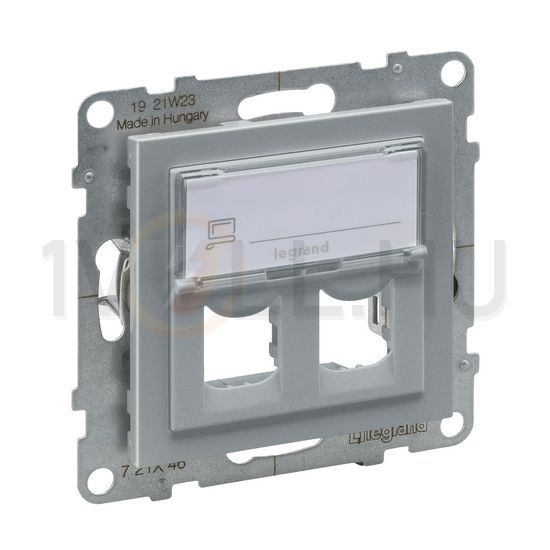 Suno adatcsatlakozó adapter kettős Keystone műanyag alumínium LEGRAND - 721346