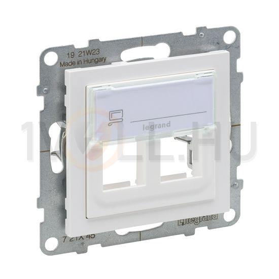 Suno adatcsatlakozó adapter kettős Keystone műanyag fehér LEGRAND - 721145