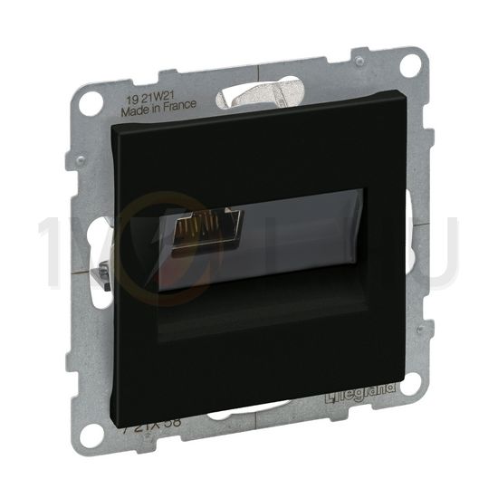 Suno adatcsatlakozó dugalj STP RJ45 8(8) Cat6A(IEC) fekete LEGRAND - 721458