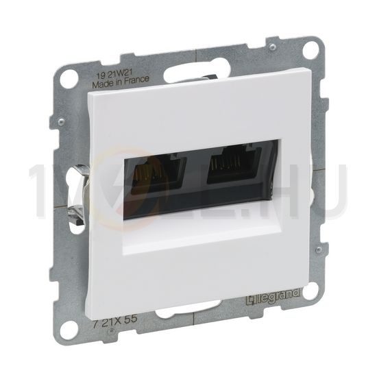 Suno adatcsatlakozó dugalj UTP 2xRJ45 8(8) Cat6A(TIA) fehér LEGRAND - 721155