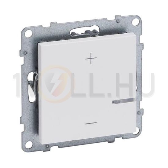 Suno fényerőszabályzó nyomógombos betét közp. fedéllel nyomógomb fehér 3-125W LEGRAND - 721178A