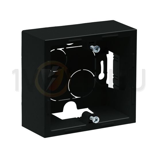 Suno kiemelődoboz 1-egység vízszintes és függőleges fekete négyszögletes műanyag IP2X LEGRAND - 721494