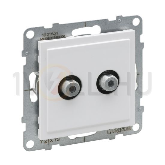 Suno TV (F) 2-kimenet végzáró süllyesztett 1.5dB/860MHz fehér 1.5dB/2150MHz LEGRAND - 721173