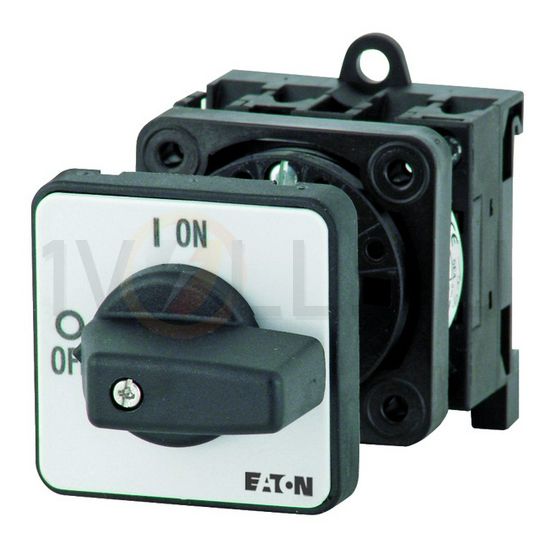 Szakaszoló be-ki kapcsoló 32A 3P 13kW/400VAC-3 sorolható fix fekete P1-32/IVS EATON - 093303