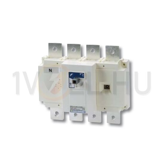 Szakaszoló be-ki kapcsoló alapkészülék 160A 3P ráépíthető fix Sirco SOCOMEC - 26003017