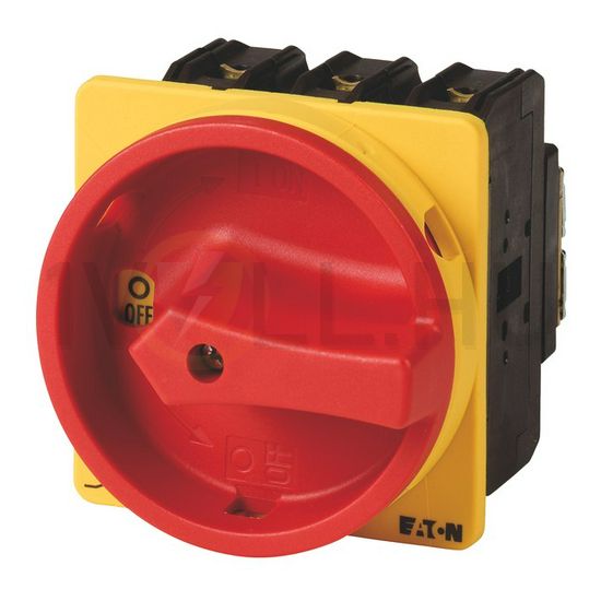 Szakaszoló fő- és vészkapcsoló 100A 3P 37kW/400VAC-3 beépíthető fix piros P3-100/EA/SVB EATON - 074320