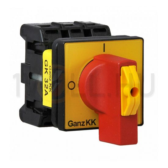 Szakaszoló fő- és vészkapcsoló 32A 3P 690V beépíthető fix zárható GK32A-T203/04E Ganz KK - 610-0322-306