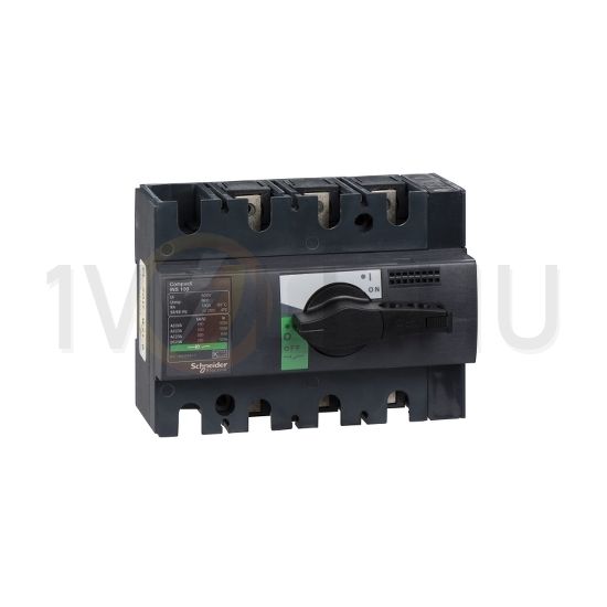 Szakaszoló főkapcsoló 100A 690V 3P ráépíthető beépíthető előlapi központos INS100100 Schneider - 28908