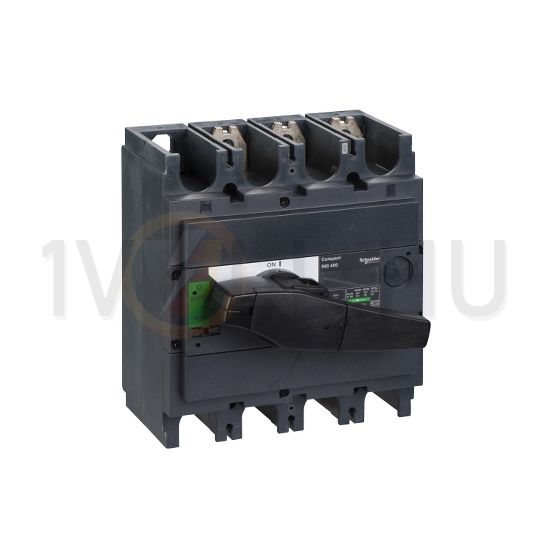 Szakaszoló főkapcsoló 400A 0-690V 3P ráépíthető beépíthető előlapi központos INS400400 Schneider - 31110