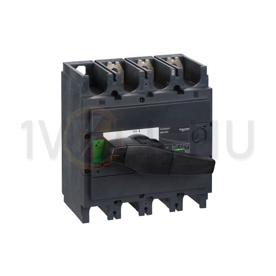 Szakaszoló főkapcsoló 630A 0-690V 3P ráépíthető beépíthető előlapi központos INS630630 Schneider - 31114