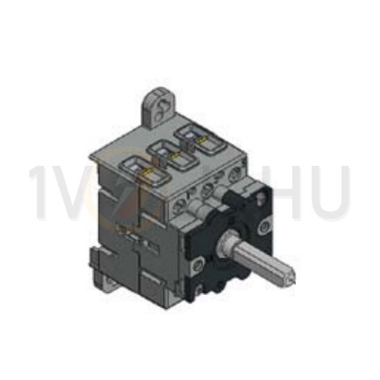 Szakaszolókapcsoló alaptest napelemhez PV (DC) 25A 3P ráépíthető fix Sirco MC PV (DC) SOCOMEC - 21PV3722