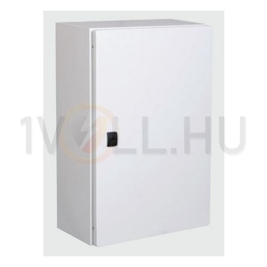 Szekrény fali acél szerelőlappal 250mm 200mmx 150mmx IP66 szürke EO EAE - EO252015