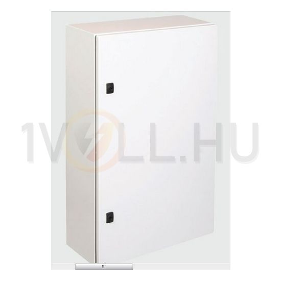 Szekrény fali acél szerelőlappal 800mm 800mmx 300mmx IP66 szürke EO EAE - EO808030